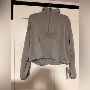 NWT!!! Lululemon Brushed Softstreme Ribbed 1/2 zip